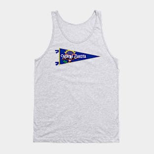 North Dakota Flag Pennant Tank Top